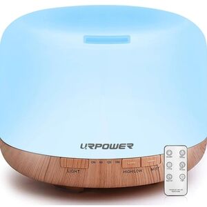 EUC Amazon URPOWER Essential Oil Diffuser Humidifier Room Decor Light